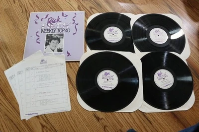 RICK DEES-"WEEKLY TOP 40" 4 LP'S, RELEASED JAN. 25, 1985, MINT-UNPLAYED CONDITIO - Image 1 of 4