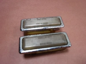 Jeep Comanche MJ 86-92 B Pillar Cab Light Set Dome Courtesy Lamps BROKE Damaged - Picture 1 of 20