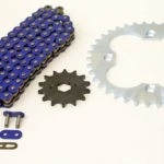 2005 - 2008 Honda Sportrax 300EX TRX300EX синяя цепь и серебряная звездочка 13/38 - Изображение 1 из 1