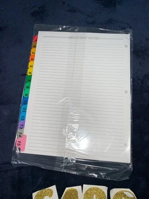 Kleer‑Fax PDQ 15‑Tab Table of Contents Dividers – Mylar, 3‑Hole, Letter Size - Image 1 of 3