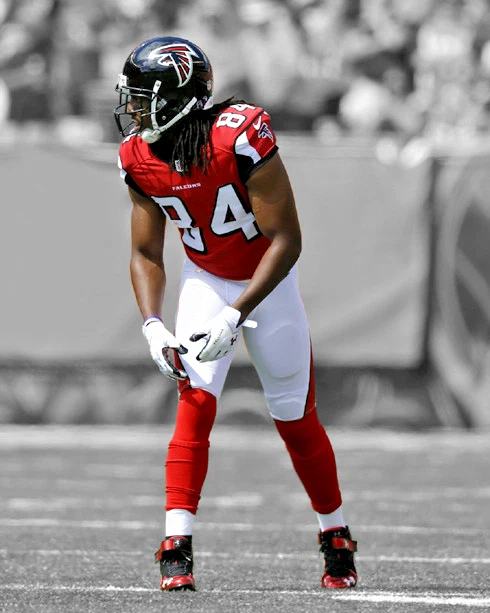 亚特兰大猎鹰队罗迪白色光泽8x10照片聚光灯足球印刷海报 — 第 1/1 张图片