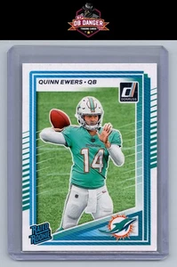 2025 Panini Donruss - Rated Rookie Quinn Ewers #342 Dolphins (RC) - Bild 1 von 2