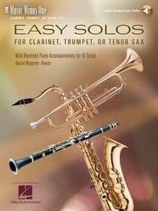 Easy Clarinet Solos Vol 1 Classical Sheet Music Minus One Play-Along Book Audio - Picture 1 of 1