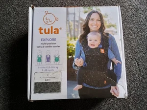 Tula Explore Baby Carrier 7-45 lbs. Newborn to Toddler Ash Linen - Picture 1 of 5