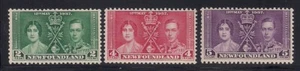 Newfoundland 1937 Sc # 230-32 Coronation MLH (5029-) - Picture 1 of 1