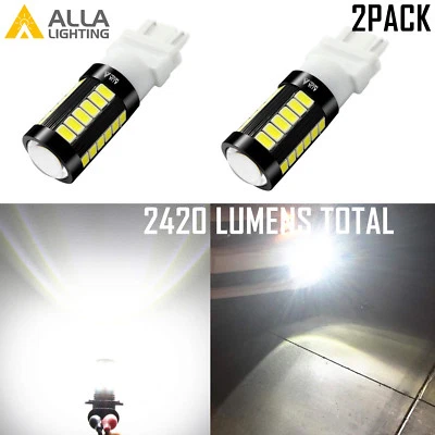 Intermitente intermitente señal de giro Allá Lighting 33-LED blanco súper brillante 6000K repuesto 2x Foto 1 de 4