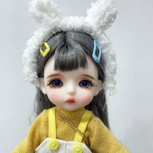 1/8 BJD Dolls 16cm Girl Doll Full Outfits Clothes Wigs Shoes Cute Kids DIY Toy - Picture 1 of 12