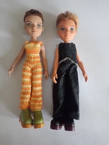 MGA Entertainment Bratz 2001 Junge Set 2 Puppen Handarbeit Hip Hop Outfits Schuhe - Bild 1 von 4