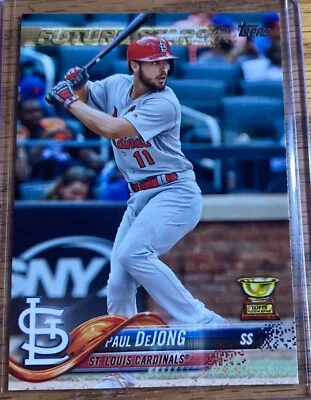 2018 Topps #462 Paul DeJong Cardinals Future Stars Rookie Cup - Image 1 of 2