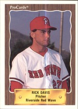 1990 Riverside Red Wave ProCards #2598 Rick Davis