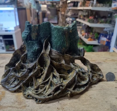 Moos Mangroven Wurzel Baumstumpf Aquarium Dekoration Versteck Aquarium Deko