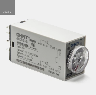 1X small delay time relay DC12V DC24V AC220V JSZ6-2  - Image 1 of 4