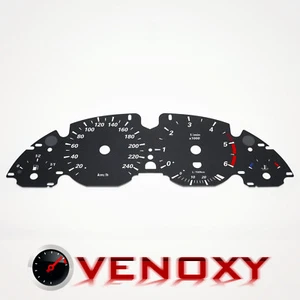 BMW X5 E53 Diesel KM/H Aftermarket Instrument Cluster Black Gauge Faces - Bild 1 von 4