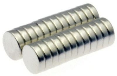 POWER MAGNET STORE 50 of D6 x 2mm Small Strong Disc Magnets * 0.5Kg PULL * Round Magnet circle
