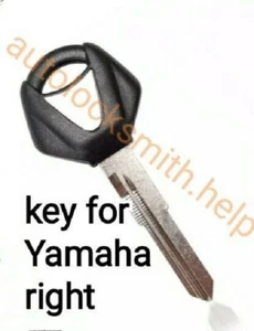key For YAMAHA mc07+ R3 R25 R300 MT03 ets No chip. Black. Right. Long - Picture 1 of 3