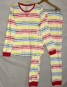 Crayola Kohls Pajamas 100% Cotton Pullover Top Pull On Pants Colorful Womens XXL - Picture 1 of 16