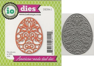 Impression Obsession ORNATE EASTER EGG 2 Thin Steel Craft Cutting Die DIE394-J - Bild 1 von 3