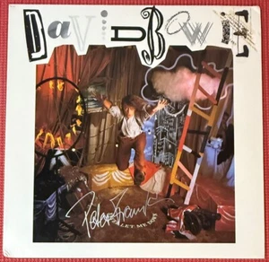Signierte PETER FRAMPTON Autogramm NEVER LET ME DOWN Werbe LP David Bowie - Bild 1 von 5
