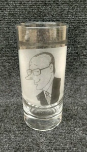 RARE VERRE dessin Jacques CHIRAC par Jacques  FAIZANT - Picture 1 of 10