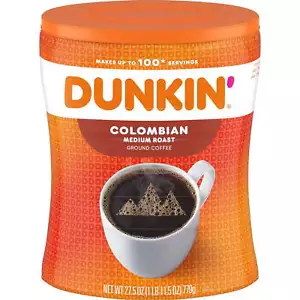 Colombian Ground Coffee, Medium Roast, 27.5 oz Canister - Picture 1 of 6