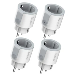 Smart WLAN Steckdose mit Strommessung Alexa Steckdose 4er Pack 16A Smart Home... - Bild 1 von 6