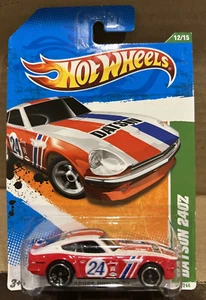 Hot Wheels 2011 Treasure Hunt Series #12/15 Datsun 240Z JDM Red/White #62/244 - Picture 1 of 7