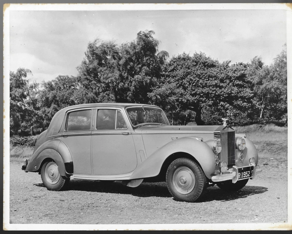 Rolls-Royce Silver Dawn Sedán 1952 Original Retrospectiva Fotografía de Prensa del Reino Unido Foto 1 de 1