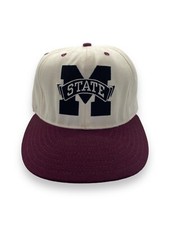 Vintage Mississippi State Bulldogs Snapback Hat 90s USA Made Baseball Cap