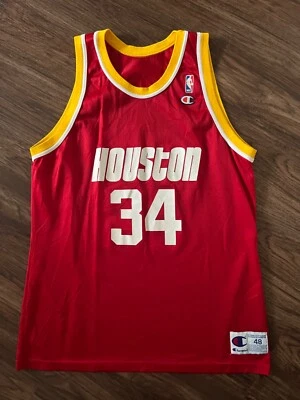 Vintage Champion- Hakeem Olajuwon- Houston Rockets Jersey- size 48 - Image 1 of 4