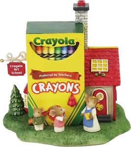 Tails with Heart Crayola Art School W Mice Resin Figurine NIB F - Picture 1 of 4