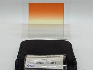 Tiffen 4x4" Sunset Grad 2 Filter Soft Edge Graduated MFR #44CGSUN2 Code #F42G001 - Picture 1 of 6