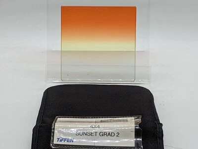 Tiffen 4x4" Sunset Grad 2 Filter Soft Edge Graduated MFR #44CGSUN2 Code #F42G001 - Image 1 of 4