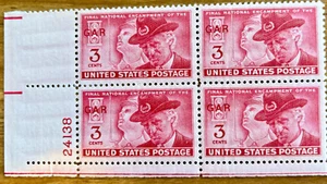 Scott #985 Final National Encampment Stamp MNH 1949 Plate Block/4 - Picture 1 of 1