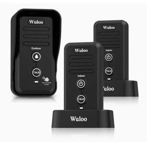 1/2 Mile Wireless Doorbell Intercom with Charging Stand Door Chime - Picture 1 of 9