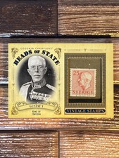 2020 Goodwin Champions Heads Of State Gustaf V  Vintage Stamp #HS-27
