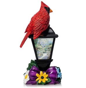 Thomas Kinkade beleuchtete Laterne Those We Love Don't Go Away Cardinal #3 - Bild 1 von 1