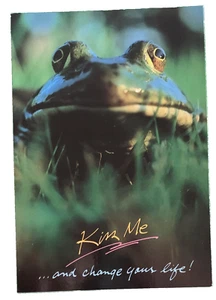 Beautiful Vintage 1980's Kiss Me Postcard - Unused - Bild 1 von 2