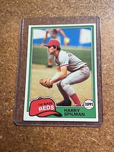 1981 Topps Baseball # 94 Harry Spilman - Picture 1 of 8