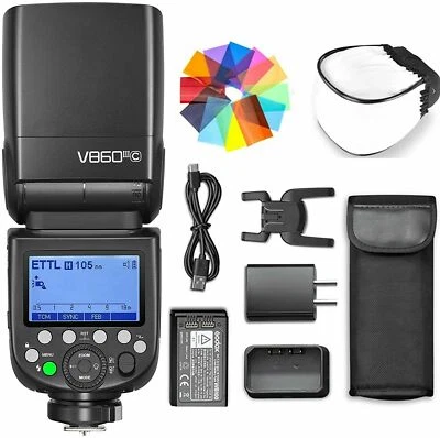 Godox V860III-C 2.4G E-TTL Li-on Battery Speedlite Flash Light For Canon Cam - Image 1 of 4