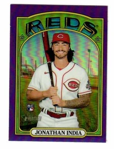 Topps Heritage 2021 cromo púrpura refractor - Termina tu conjunto - Imagen 1 de 153