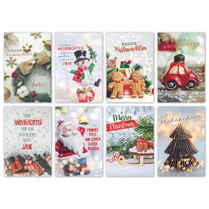 Weihnachten 100 Weihnachtskarten mit Umschlag Bundle-UVP € 150 - 8 weihnachtlich - Bild 1 von 1