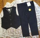 Cat & Jack Dark Gray Boys Dress/Suit Skinny Pants Size 4 Best 4/5