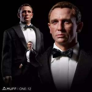 New In Stock MUFF TOYS MF06 1/12 Top Agent 007 James Action Figure Male Model 6" - Picture 1 of 5