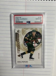 2020 SP Rookie Authentics GOLD/999 Kirill Kaprizov PSA 10 Rookie RC