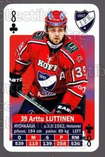 2013-14 Finnish SM LIIGA Playing Card #21 Arttu Luttinen