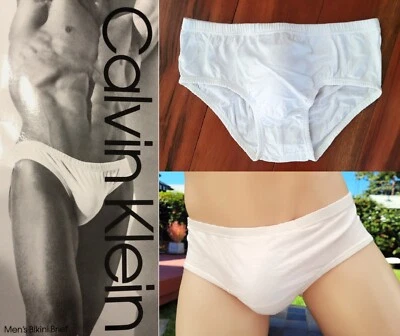 CK-143 NOS DE COLECCIÓN 1994 CALVIN KLEIN U1030 Hip Brief PEQUEÑO Hong Kong U1040 NB3261 Foto 1 de 4