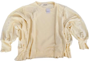 FREE PEOPLE WE THE FREE CAMDEN BANANA CREAM SIZE SMALL NWT - Picture 1 of 9