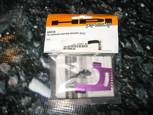 RC HPI E10 Aluminum Motor Mount Set Purple 88018 - Picture 1 of 2
