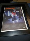 Garbage Special Rare Original Radio Promo Poster Ad Framed!