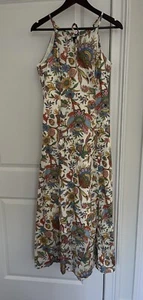 Tommy Hilfiger Mujer Algodón Halter Maxi Vestido Talla. S nuevo sin etiquetas - Imagen 1 de 5